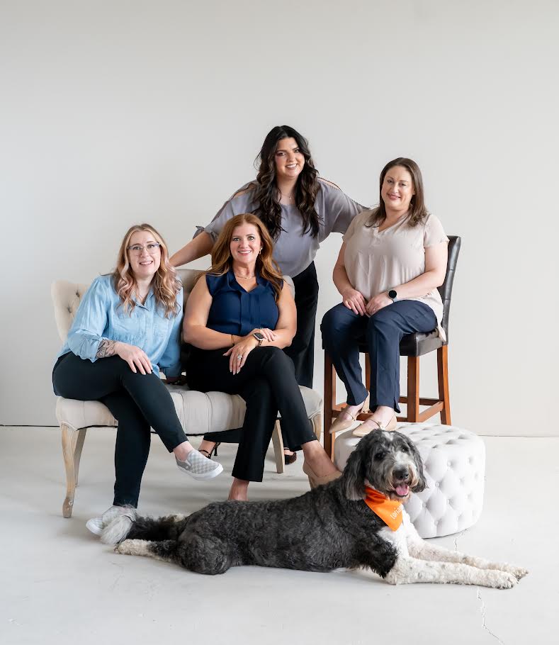 Loriann Fetter therapy team group portrait